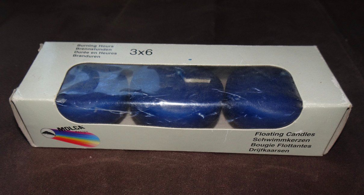 Candele: Bougies flottantes neuves Molca – Nuovo e nell'imballaggio originale da Châtelaine venduto da fil_7lqg 1