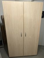 Kleiderschrank mit 2 Türen, Kleiderstange