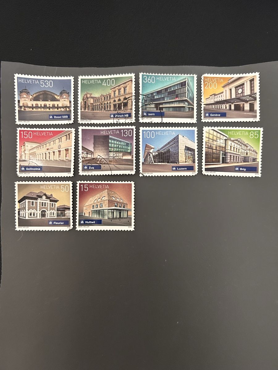 Alle Briefmarken: Schweizer Briefmarken – Gebraucht aus Burgdorf von Mm.ju