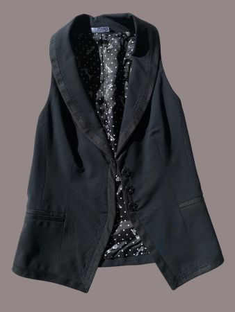 Original LIUJO Weste in Schwarz, NEU, Wolle, G-38 (-60%)