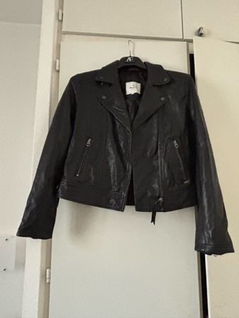 Veste cuir Pepe Jeans London noire T. S état neuf