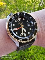 Seiko 5 Sports GMT Mocha SKX Re-Interpretation Neuwertig!