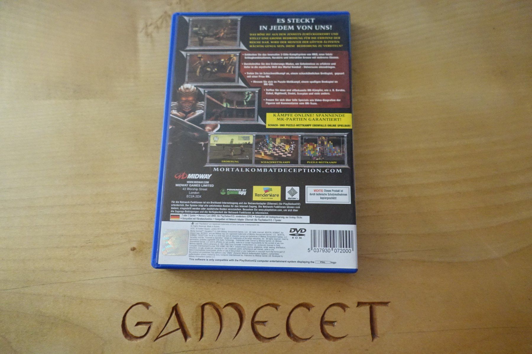 Sony Giochi: Mortal Kombat: Deception – Usato da Steinach venduto da Gamecet 2