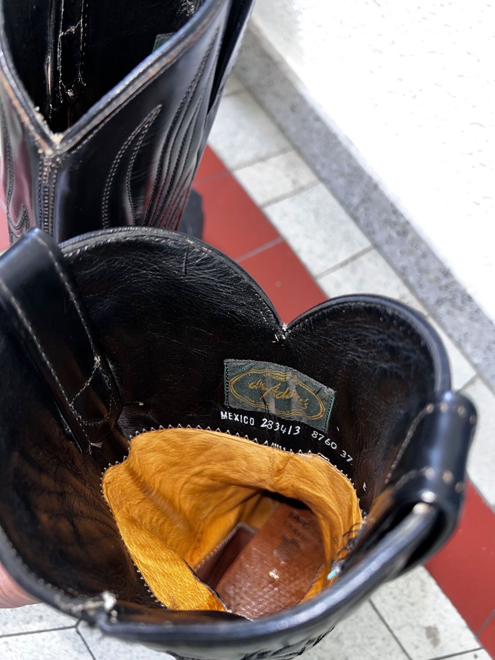 Scarpe da donna: Lederstiefel Gr.37 "Cowboystyle" – Usato da Zürich venduto da Mailfree 4