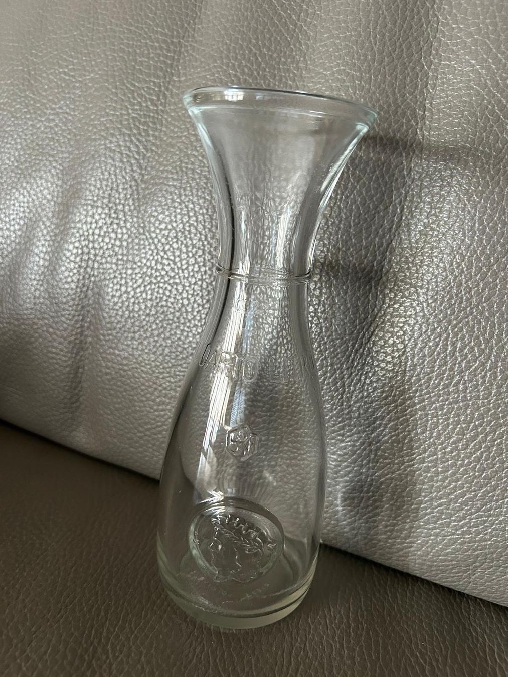 Caraffe: Caraffa in vetro "quarto di litro" – Usato da Melano venduto da H-Sara