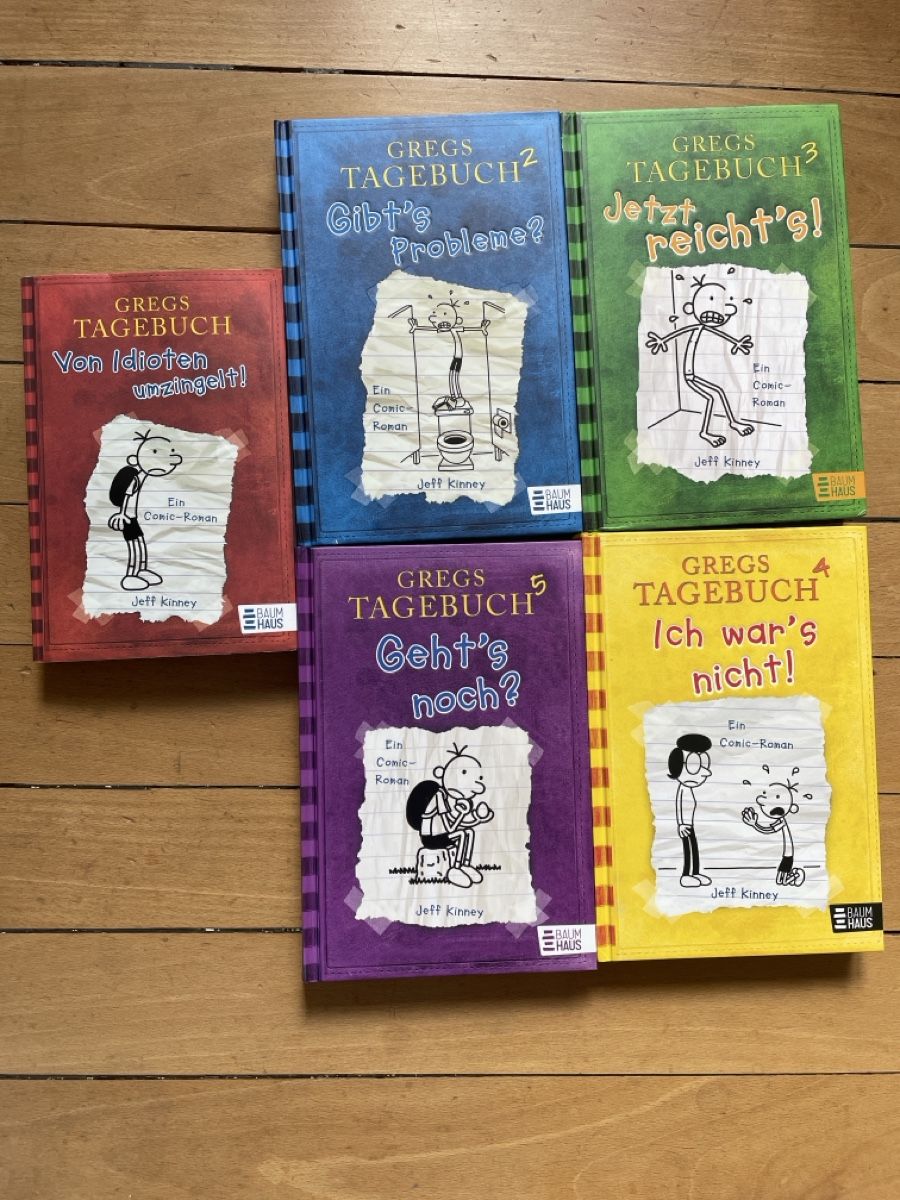 Bücher: 1-5 Gregs Tagebuch – Gebraucht aus zürich von Zorasarah