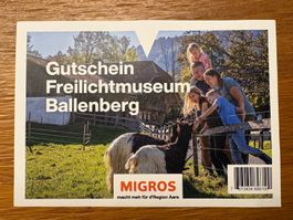 25 % Rabatt-Gutschein Freilichtmuseum Ballenberg, bis 1.Nov.
