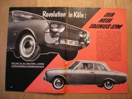 Revolution in Köln: der neue Ford Taunus 17M - 1960
