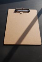 A4 Klemmbrett Holz Vintage Büro Schule Notiz...