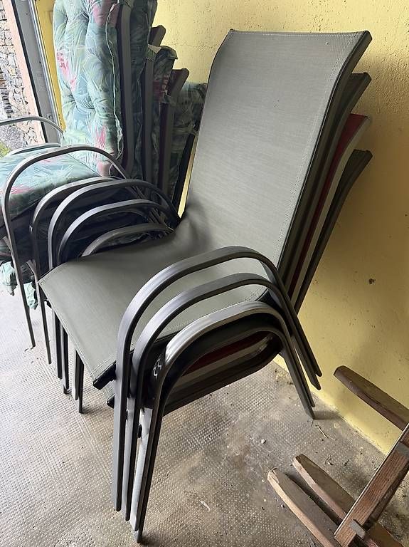 Stühle: 8 chaises de jardin  – Gebraucht aus Arvillard (Salins) von Taniguchi 3