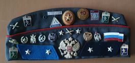Russischer Militär Hut Kappe mit Abzeichen