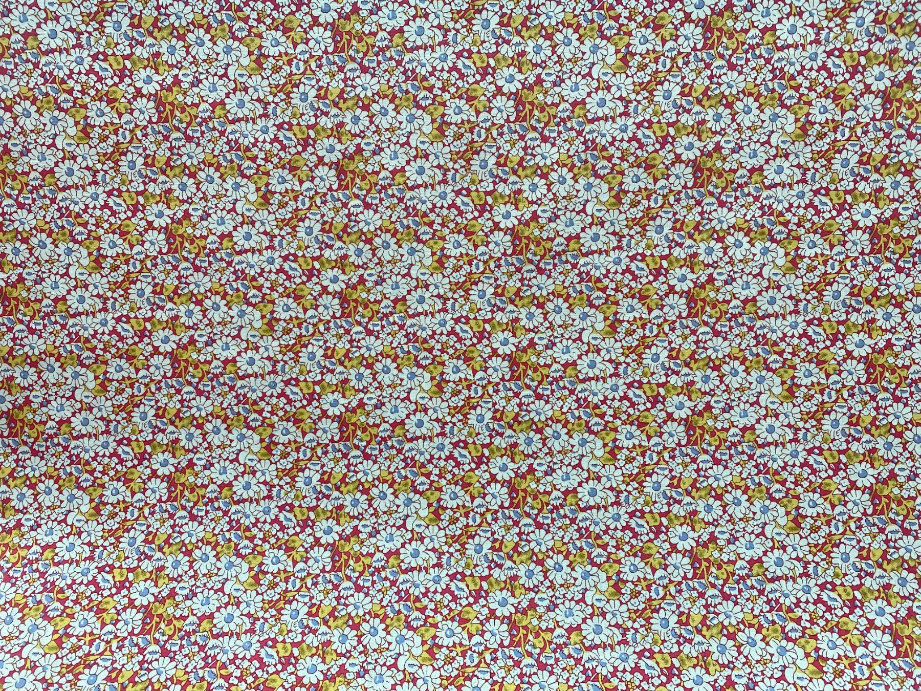 Tessuti: Tissu coton imprimé fleurs – Nuovo e nell'imballaggio originale da Préverenges venduto da mam_629h