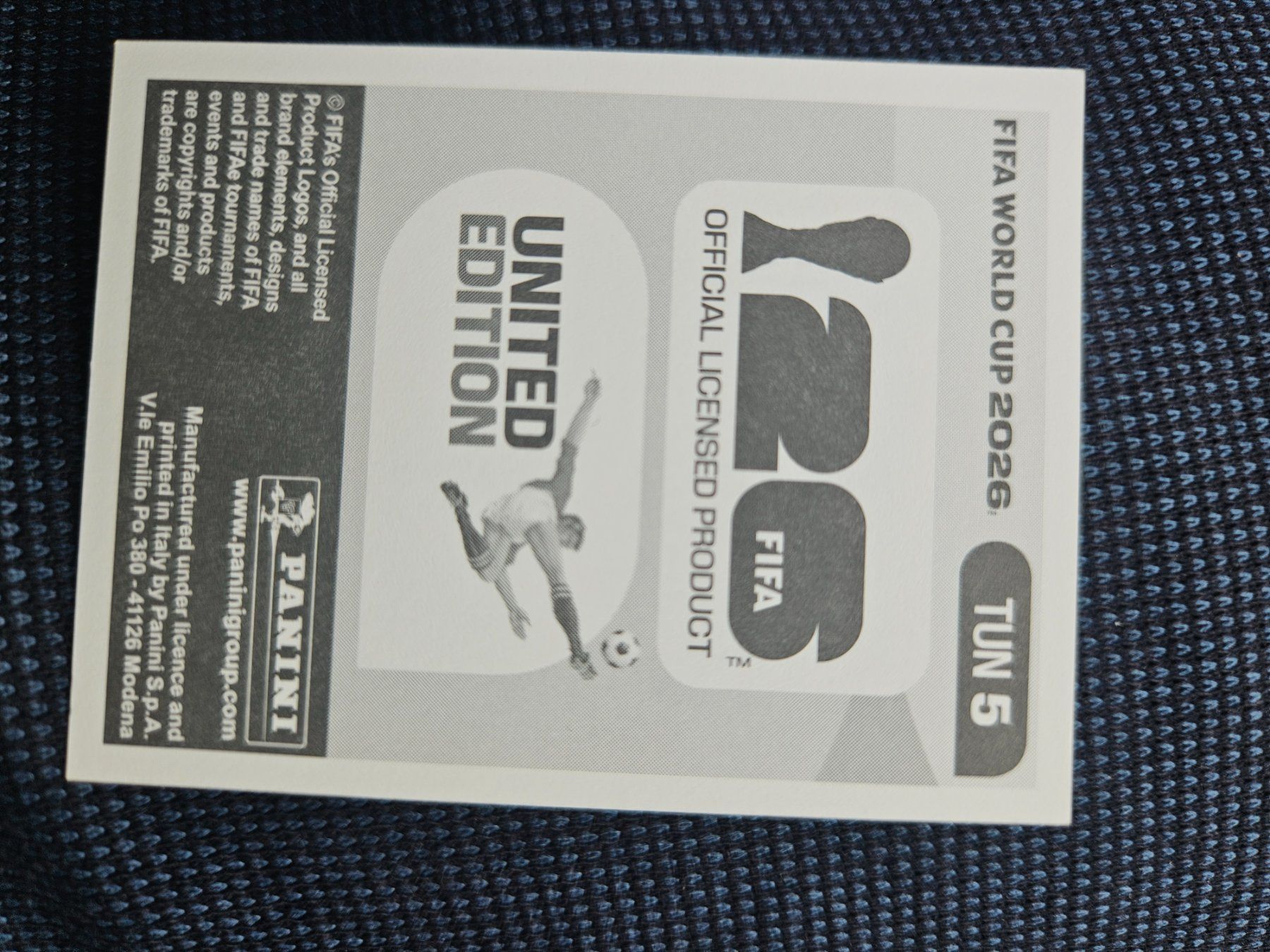 Panini Carte collezionabili: TUN 5 – Usato da Würenlingen venduto da Dinli 1