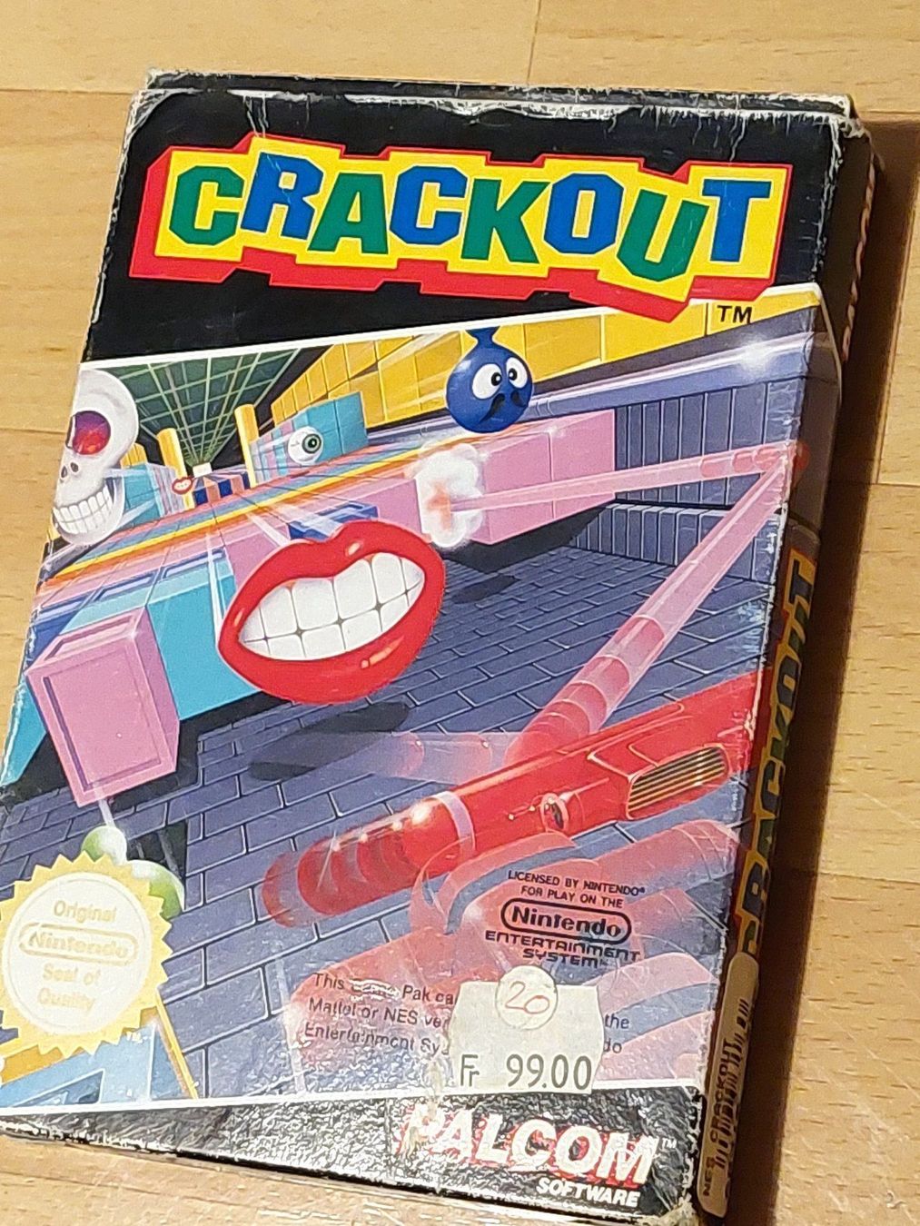 Nintendo Giochi: CRACKOUT (PAL) - NINTENDO NES – Usato da Spiegel b. Bern venduto da Natix 1
