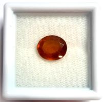 1x Grenat Hessonite 9x8 mm - Valeur 115.- Fr