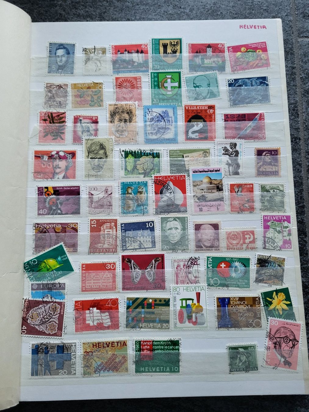 Tutti i francobolli: Briefmarken-Sammlung Schweiz & International – Usato da Bellinzona venduto da bug_cbd6 1