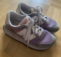 Scarpe New Balance viola e grigie usate taglia 38 primavera
