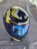Shark S800 Motorradhelm Omega gelb schwarz gebraucht
