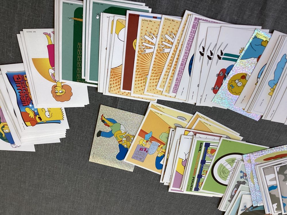 Panini, Simpsons Stickers, the Springfield story, Jahr 2000 (Gebraucht ...