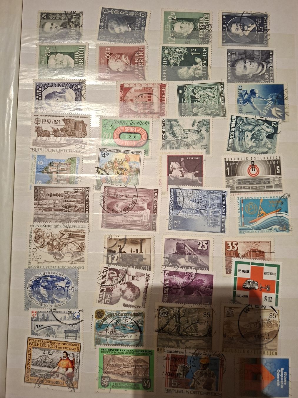Tutti i francobolli: Briefmarkensammlung Österreich – Usato da Balgach venduto da SIMEON27 7