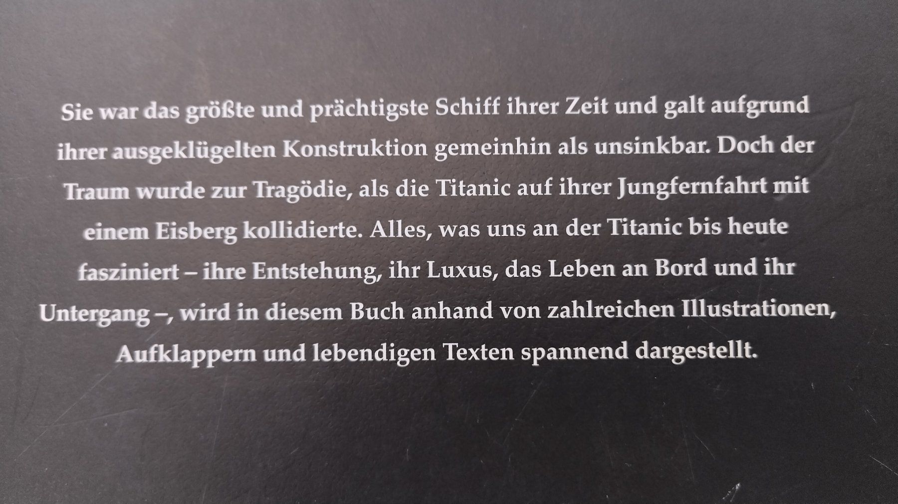 Libri: Titanic / Schiff - Buch 2007mit Klappen ab Fr. 8.- – Usato da Bellach venduto da JingleJerry 9