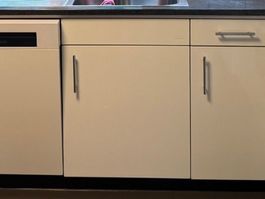 Forster Metal Küche Spülbecken Unterschrank mit Abfalleimer