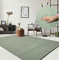 PREISVORSCHLAG ‼️  Teppich Wohnzimmer XL 160x220 Pastellgrün