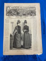 La Mode Illustrée 1889 Antike Kleidung Design Kostüm