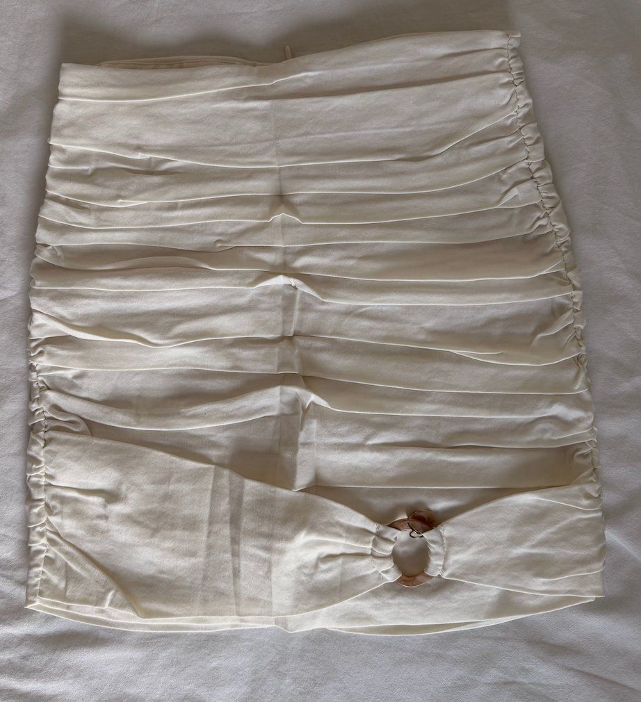 Zara Röcke: White Mini Skirt – Neu (gemäss Beschreibung) aus Buonas von mej_6s67
