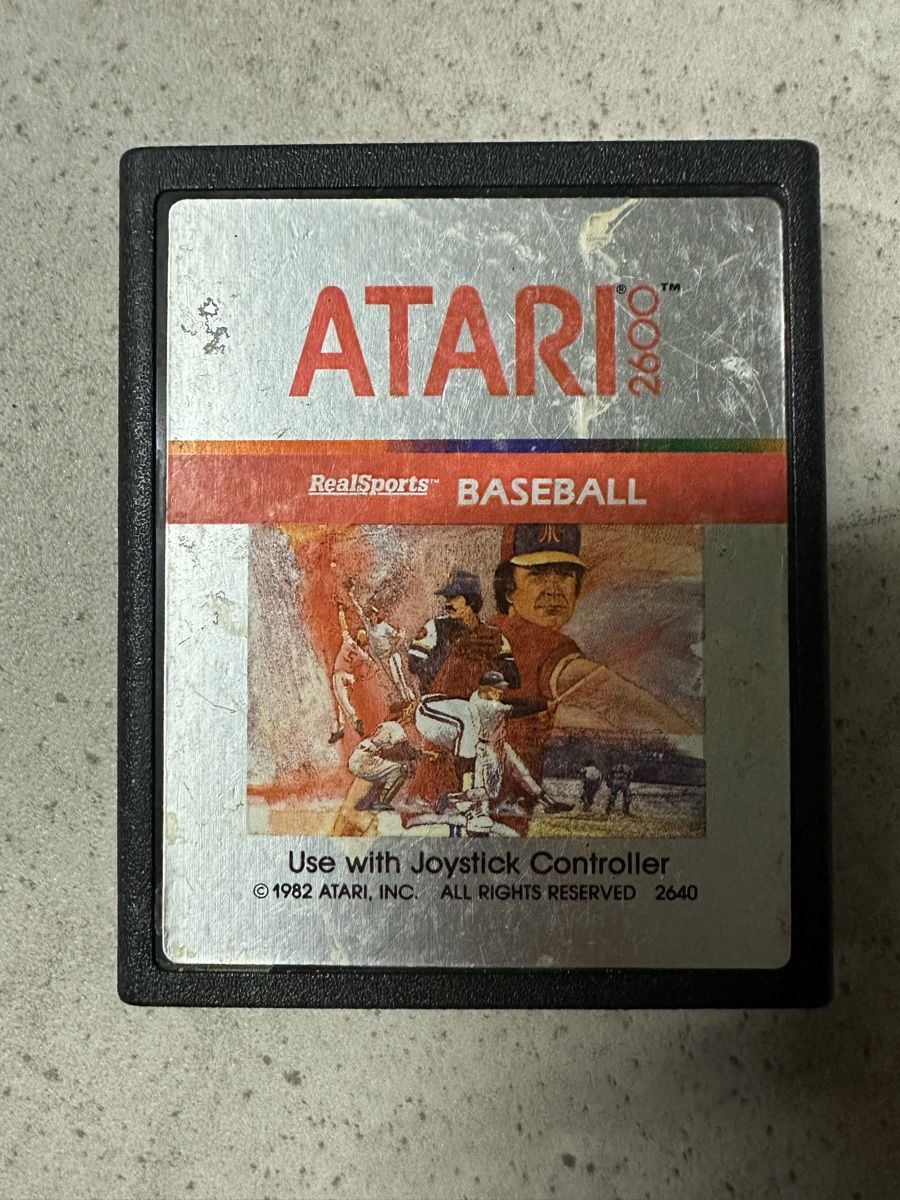 Atari Giochi: Atari 2600 RealSports Baseball – Usato da Kestenholz venduto da Inna09