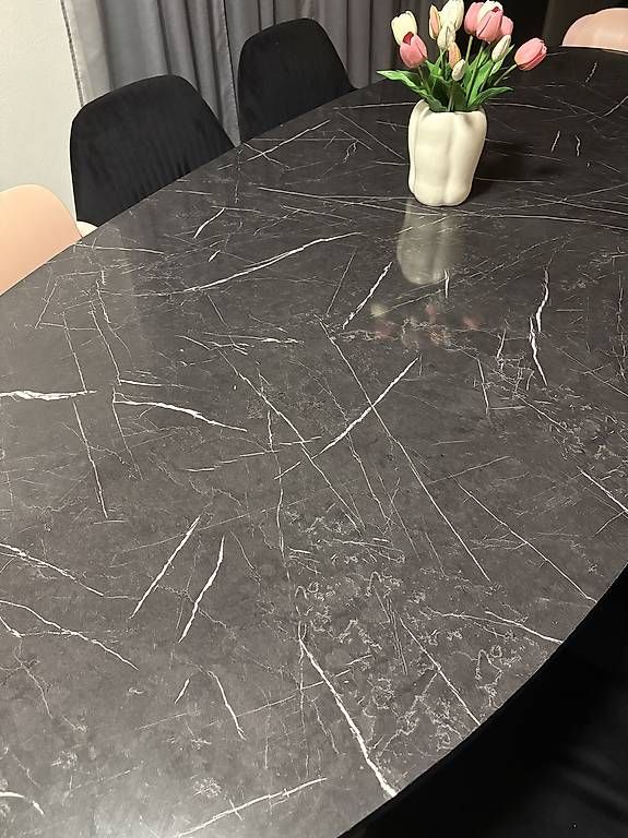 Set di tavolo e panche: Table à manger avec 6 chaises – Usato da Champagne venduto da Mem98 1