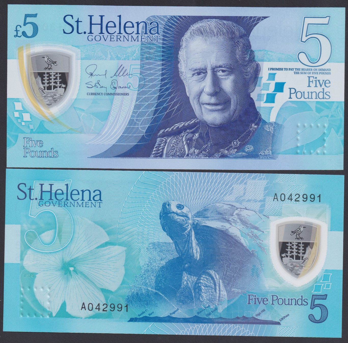 Banconote: St. Helena 5 Dollars UNC (2026) – Nuovo e nell'imballaggio originale da Naters venduto da Radman