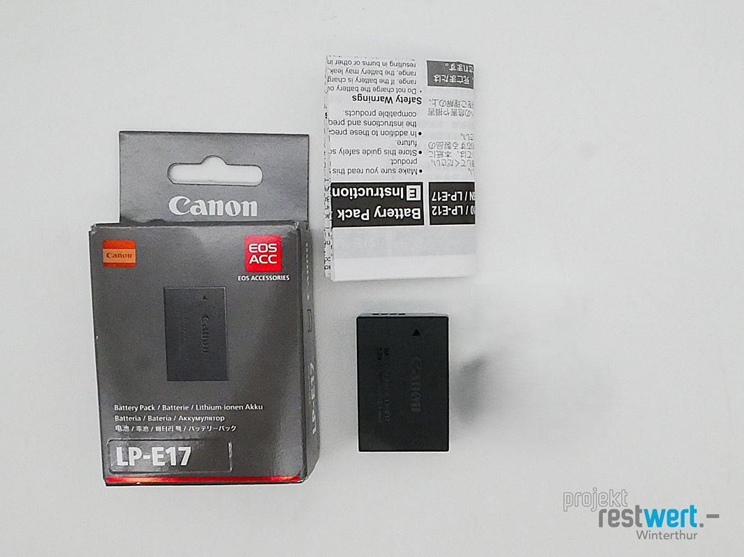 Canon Akkus: CANON Digitalkamera-Akku LP-E17 – Neu (gemäss Beschreibung) aus Winterthur von Restwert_Winterthur