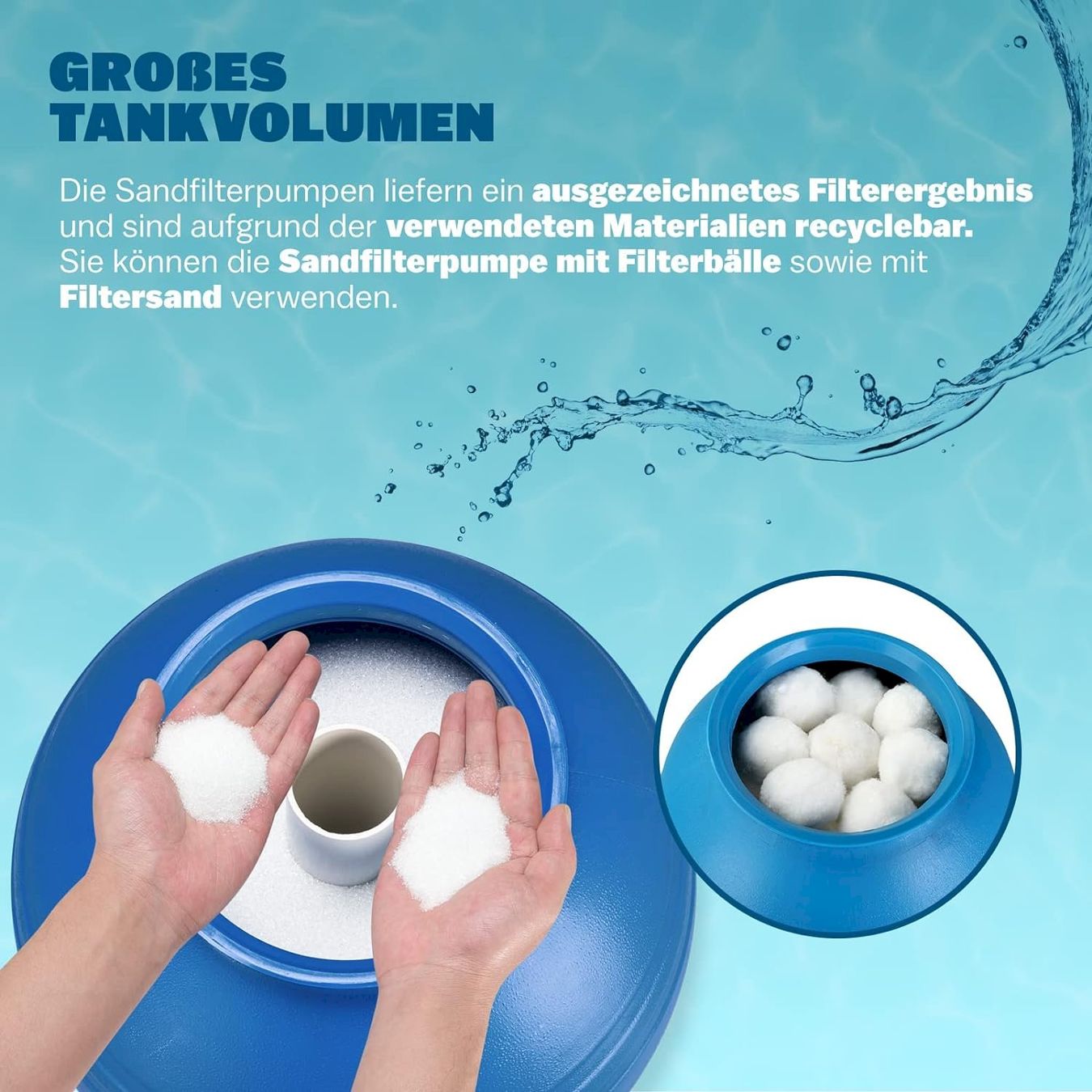Piscine: Monzana Sandfilteranlage 9.600 L/h – Nuovo e nell'imballaggio originale da Bottighofen venduto da zaap 4