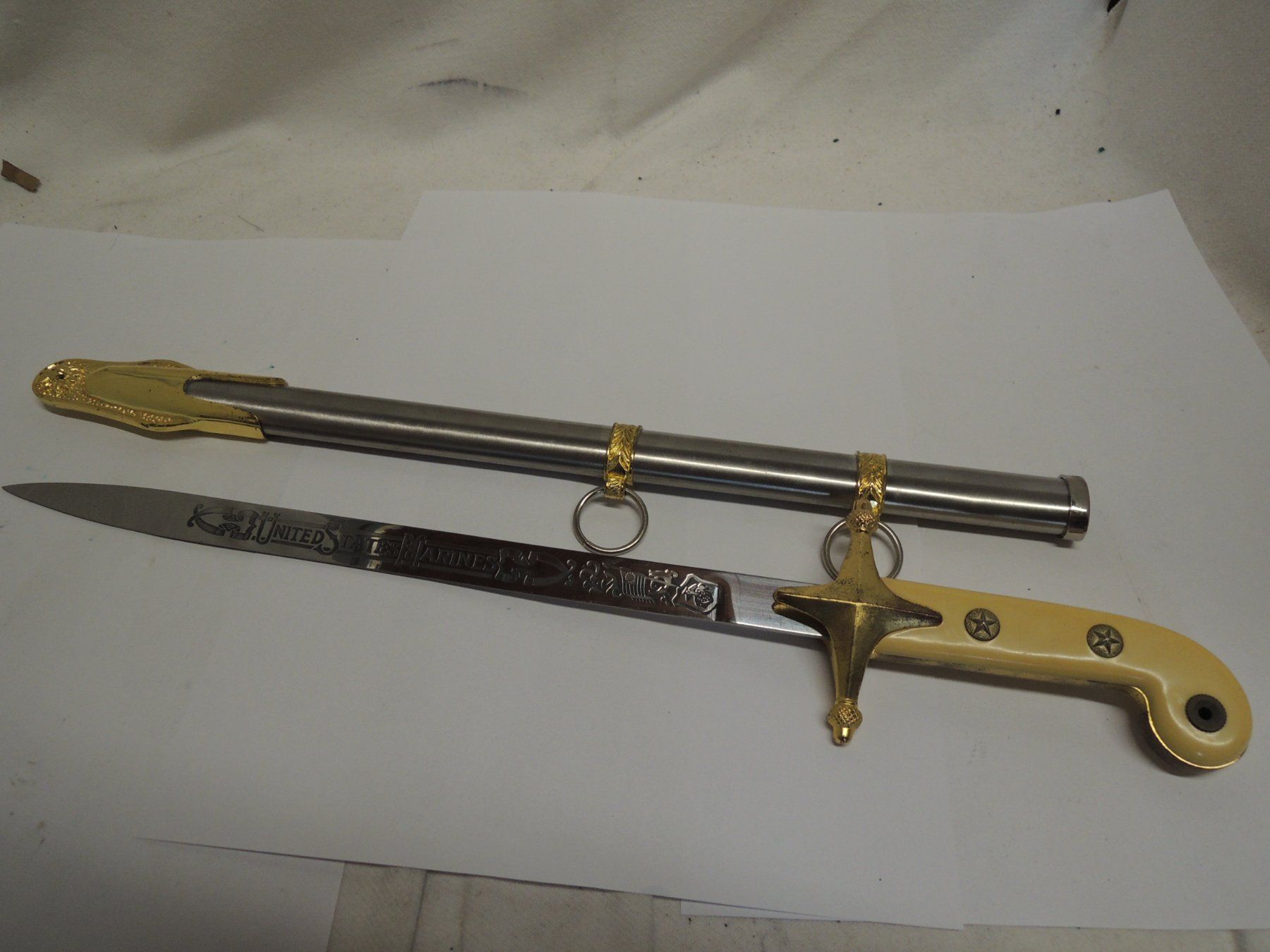 Besteck: Zierdolch 46 cm mit Scheide – Gebraucht aus Uznach von rut_xrx5 4