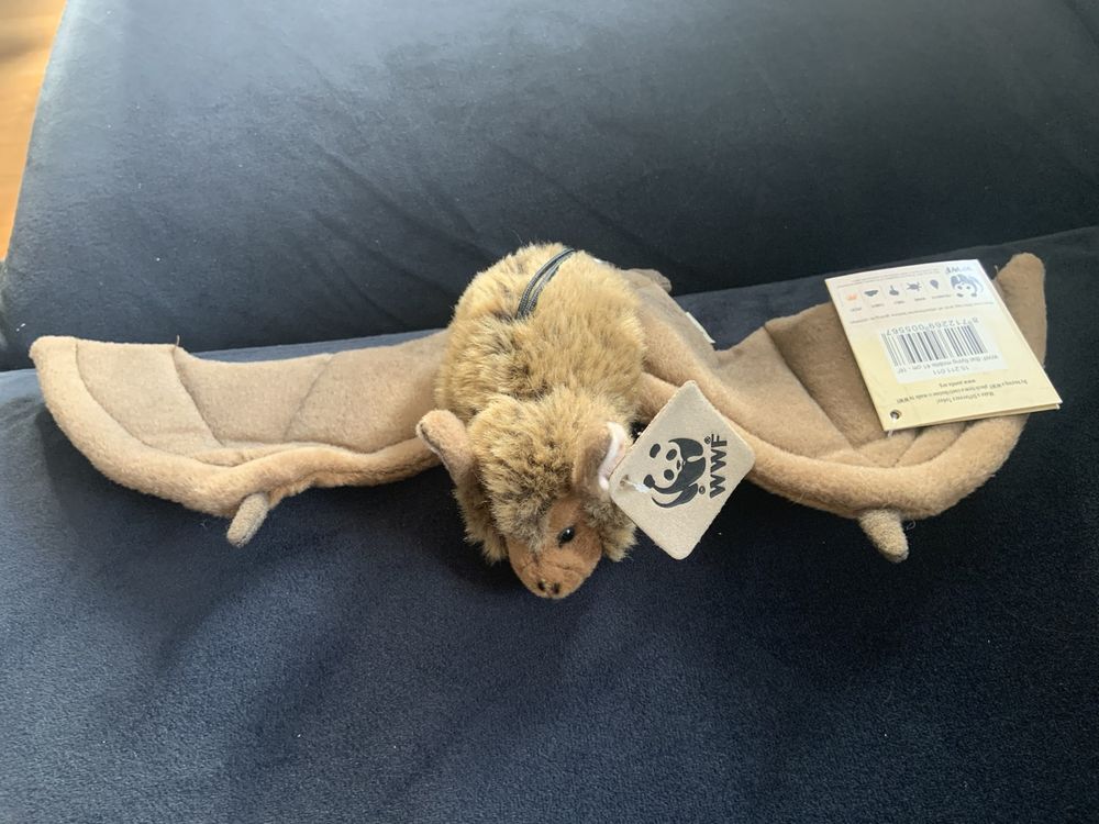 Fledermaus Bat WWF Plüsch Wild Stories neu | Kaufen auf Ricardo