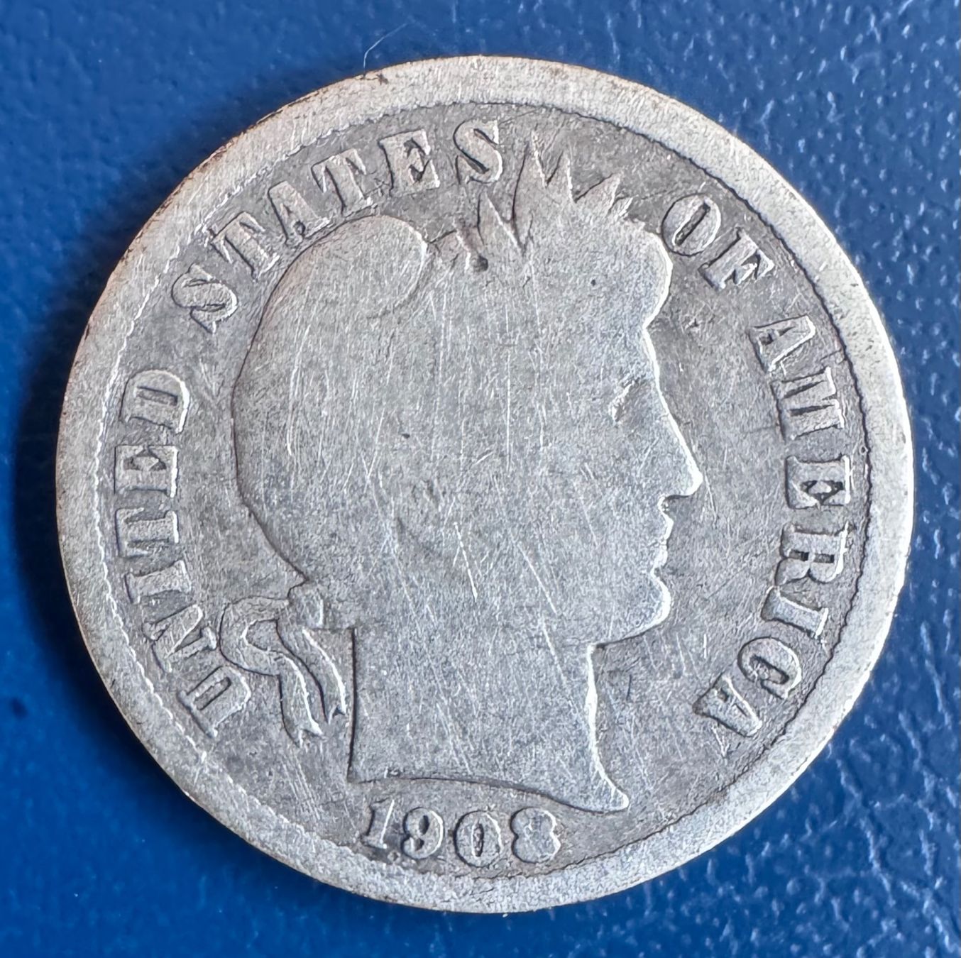 Toutes les monnaies: USA 1908 D Barber Dime – D'occasion à Ebikon par Dmasterx