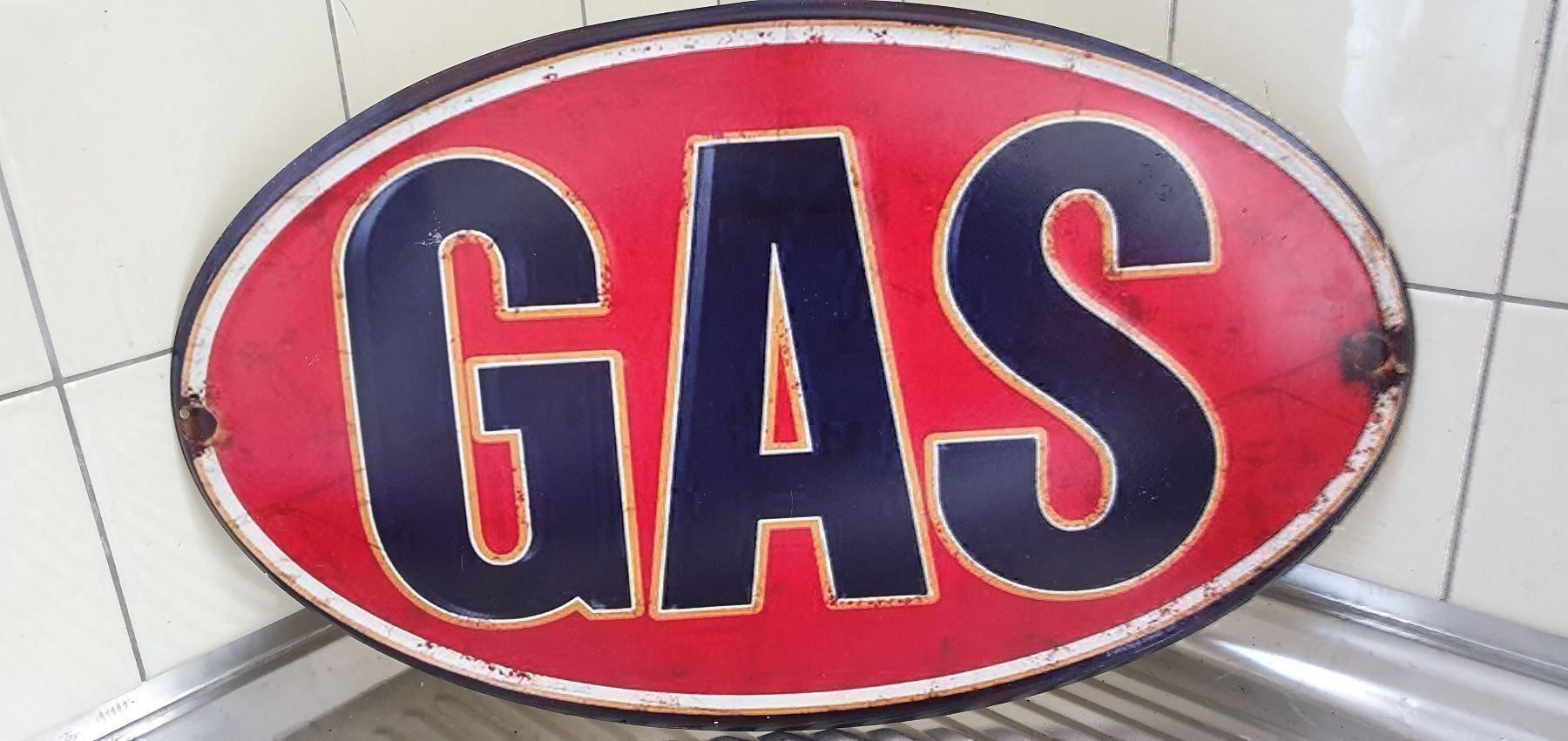 Ecriteaux: Blechschild GAS – D'occasion à Flawil par Naphtali 1