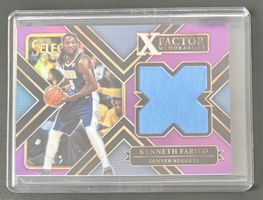 NBA Kenneth Faried 2017 Select Game-used Jersey Purple /99