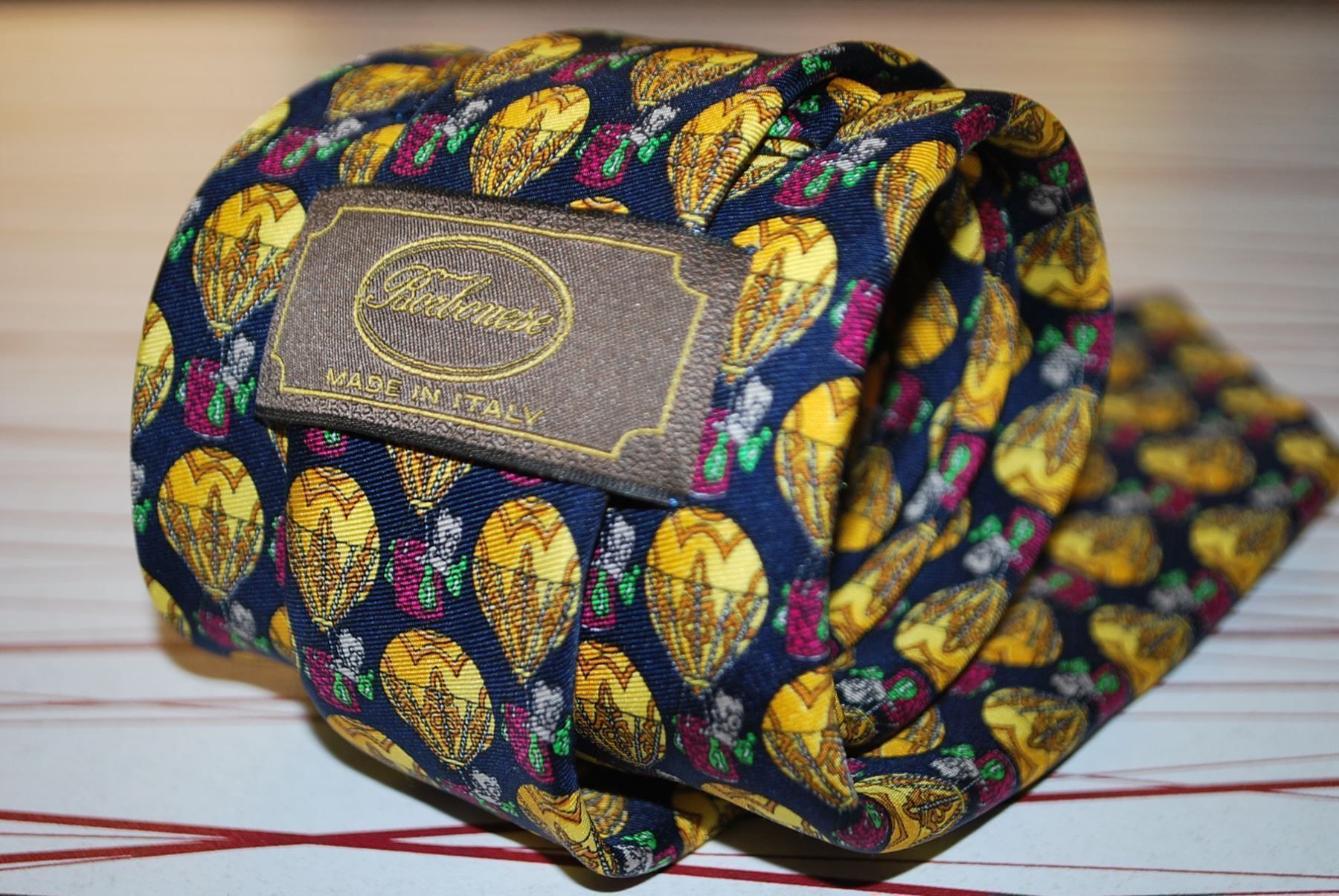Cravatte: BORBONESE Cravate en soie / Seiden Krawatte – Usato da Cossonay-ville venduto da Super-Price-Quality 8