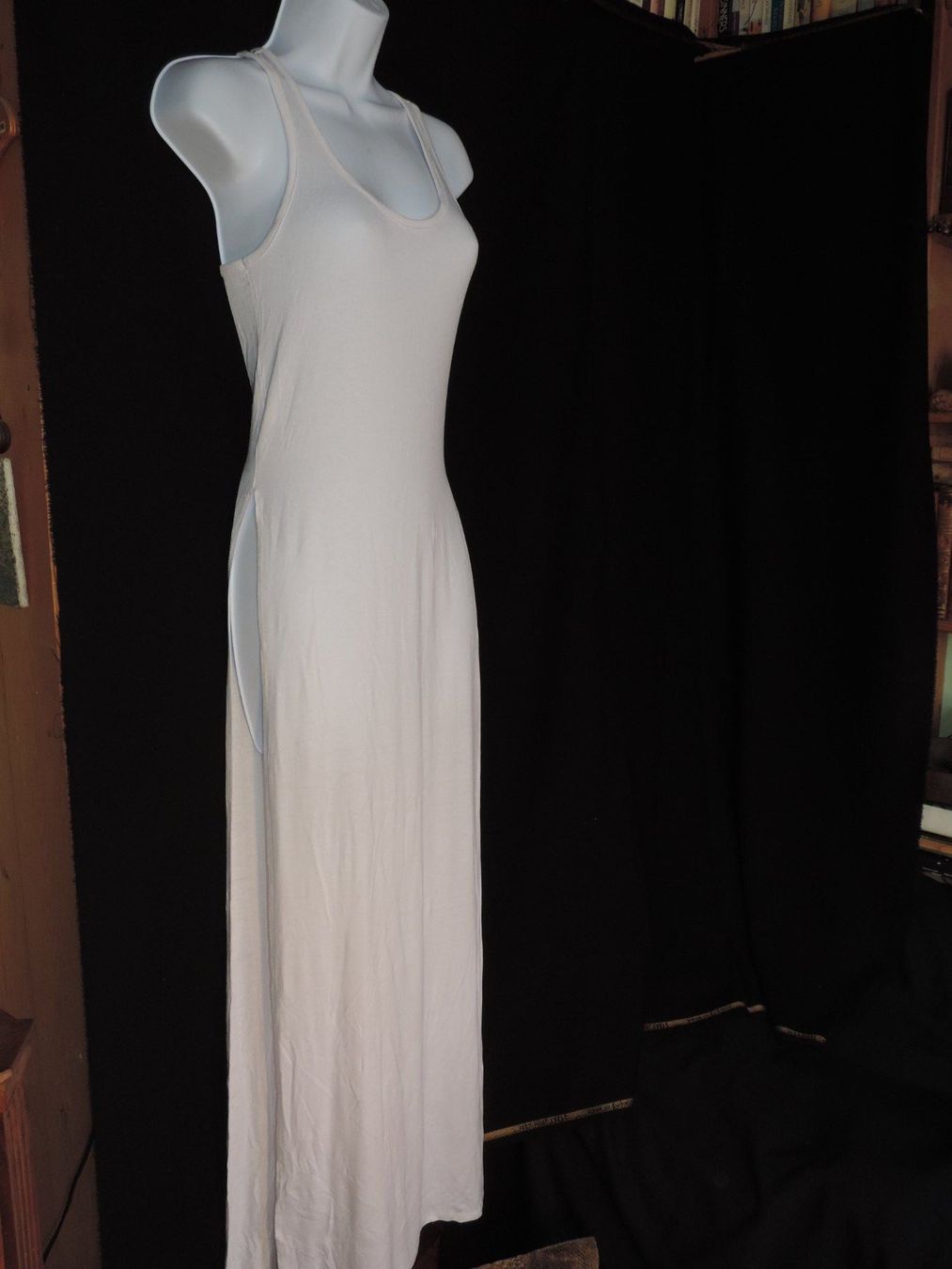 Robes: robe échancrée de plage blanche – D'occasion à Genève par Axelle333 4