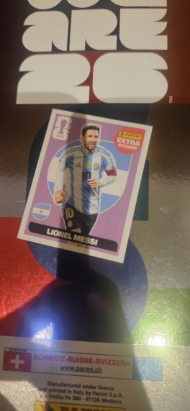 Panini Cartes à collectionner: Panini Extra Sticker Lionel Messi neu  – Neuf (Voir description) à Saanen par Sa_Sa88