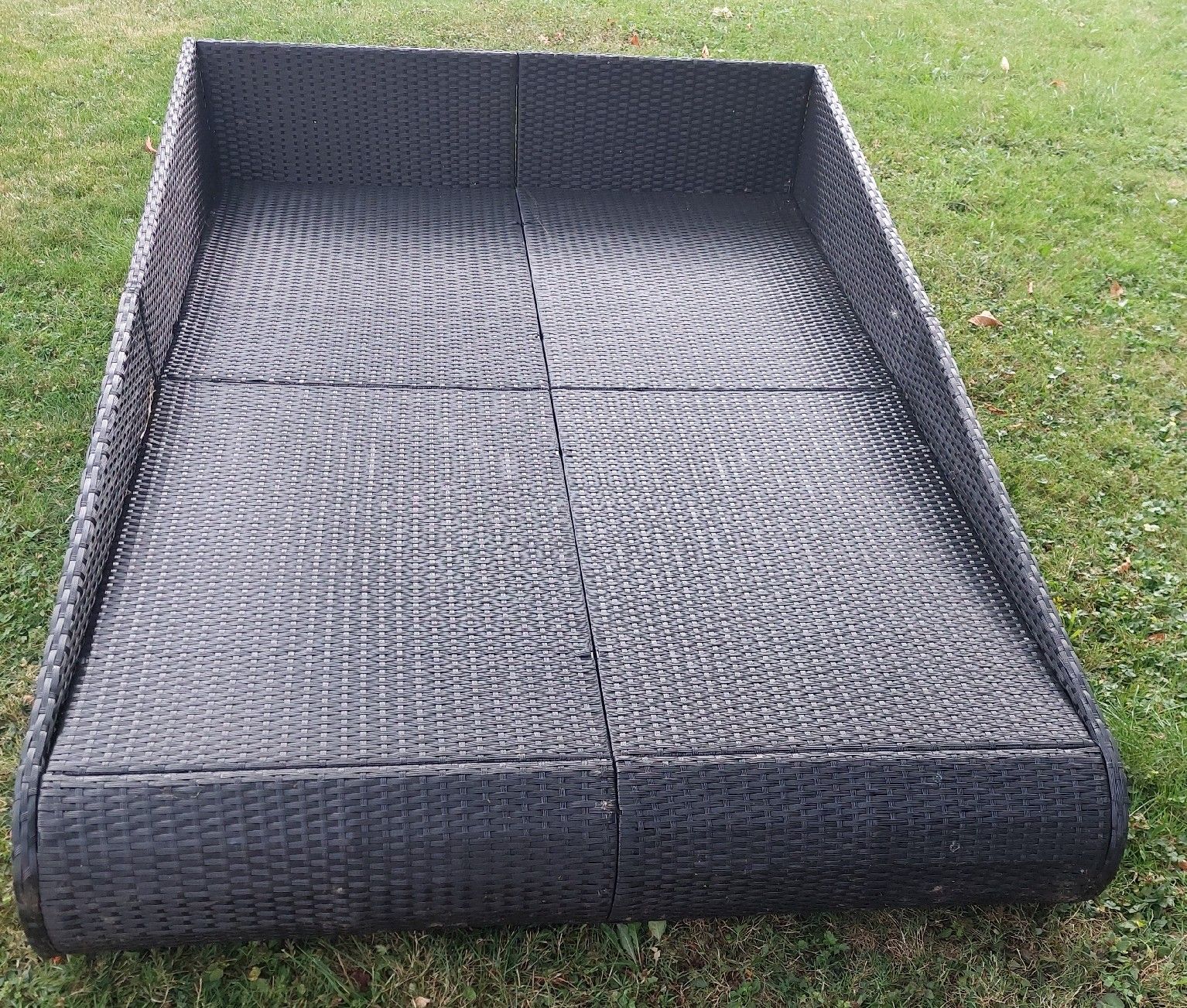 Gonser Sedie a sdraio: Gonser Rattanliegel Doppeliege Bett – Usato da Amlikon-Bissegg venduto da SteHof