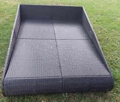Gonser Rattanliegel Doppeliege Bett