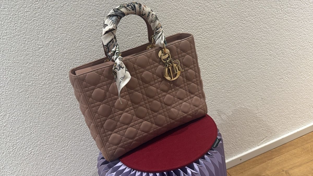 Dior Borse da donna: Lady Dior Large in Rosé – Usato da Zürich venduto da pau_2bhp