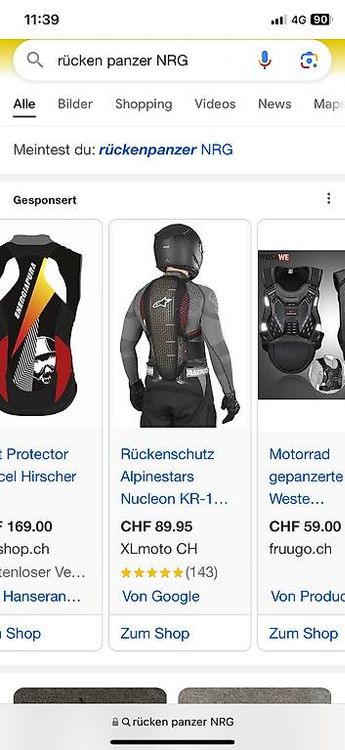 Protections: Rückenpanzer Ski Snowboard – D'occasion à Thayngen par kar_9lmg 3
