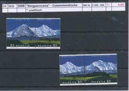 2006 "Bergpanorama" - Zusammendrucke, ** postfrisch