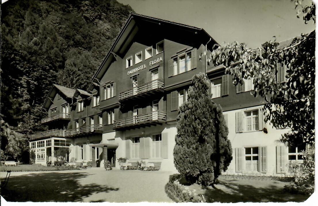 Cartoline postali: Parkhotel Flora - Bad Ragaz – Usato da Hochdorf venduto da Ziegel-16