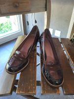 chaussure en cuir et crocodile "Matì"