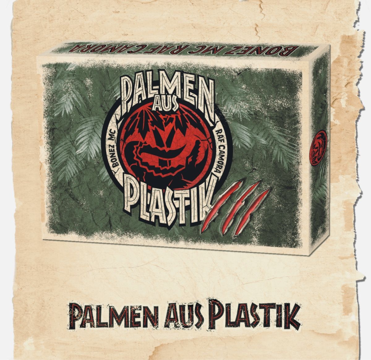 Bonez MC RAF Camora Palmen Aus Plastik 3 Box Neu Und 